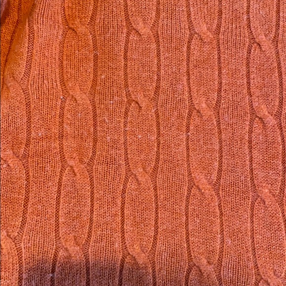 V-neck Sweater, Rust Color - Picture 2 of 4